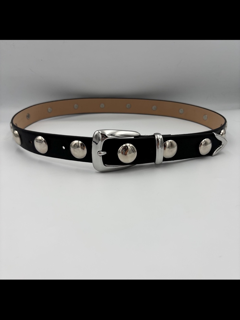 Studded Leather Belt